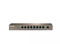 Tenda TEG1009P-EI kommutatori (boshqarilmaydi)  8-portli  PoE; 1-portli 10/100/1000 Mbit/s (mahsulot raqami 17013)