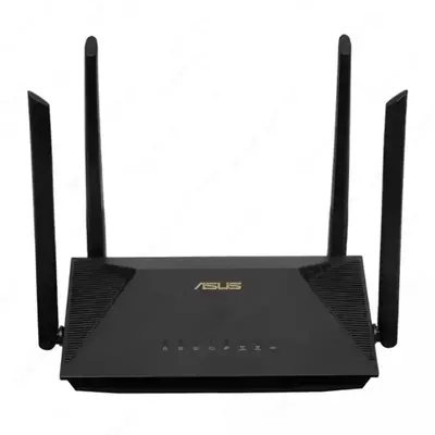 Wi-Fi router "ASUS RT-AX1800U, 4 ta antenna, 90IG06P0-MO3520 (17539-modda) Qora