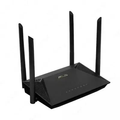 Wi-Fi router "ASUS RT-AX1800U, 4 ta antenna, 90IG06P0-MO3520 (17539-modda) Qora
