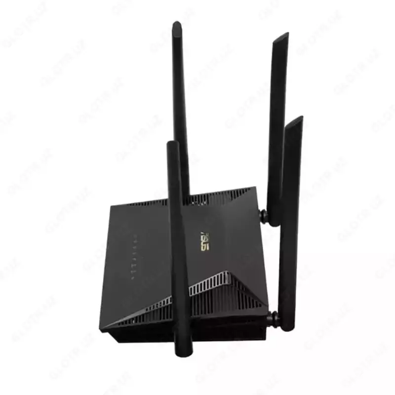 Wi-Fi router "ASUS RT-AX1800U, 4 ta antenna, 90IG06P0-MO3520 (17539-modda) Qora
