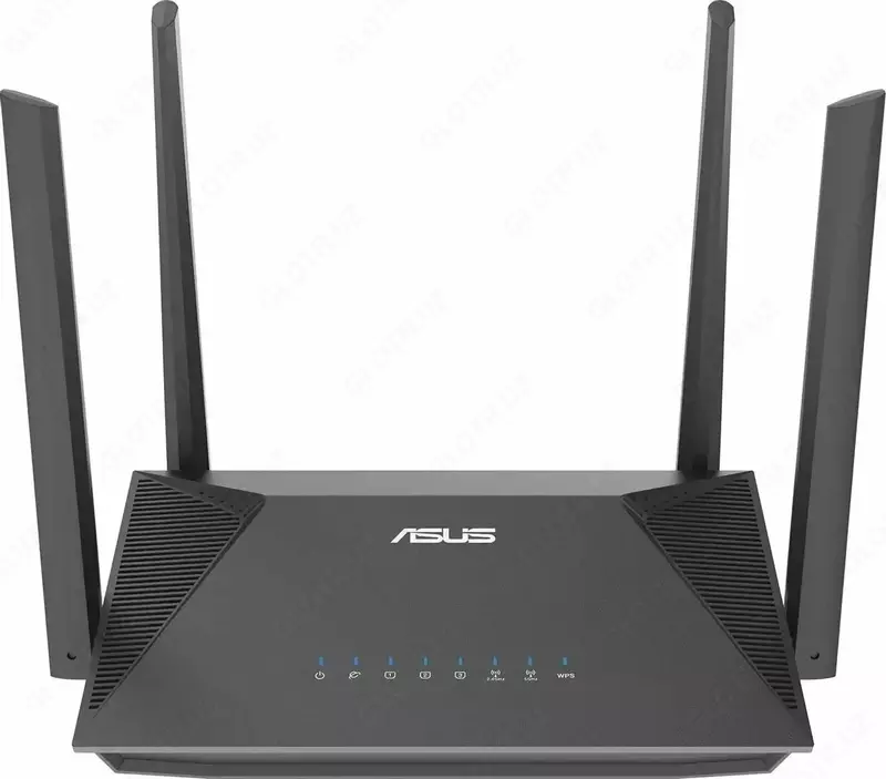 ASUS RT-AX52 Wi-Fi Router 4 ta antennaga ega (Mahsulot raqami 17559) Qora
