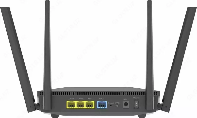 ASUS RT-AX52 Wi-Fi Router 4 ta antennaga ega (Mahsulot raqami 17559) Qora