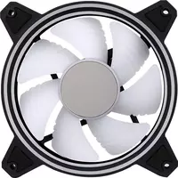 Корпусной вентилятор 2E GAMING AIR COOL (ACF120PA-ARGB )  120мм  2510-4pin + 5V 3pin RGB  белые лопасти  черная рамка