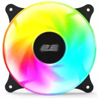 Корпусный вентилятор для ПК 2E GAMING Air Cool ACF120MB-ARGB  3x120мм  2000rpm  4pin PWM +5VARGB  20.5dBa  чёрный