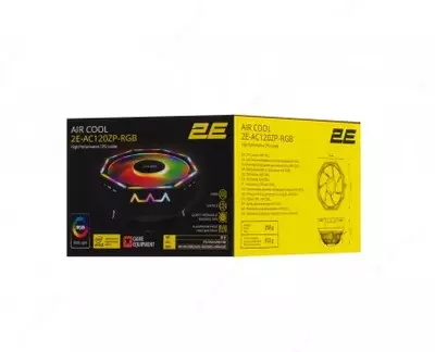 Процессорный кулер 2E GAMING Air Cool AC120ZP RGB LGA1700, 1200, 115x, 775, AM5, AM4, AM3, AM3+, AM2, AM2+, FM2, FM1 4pin RGB TDP 95W