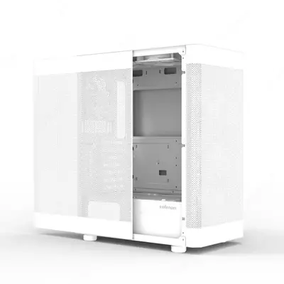 Корпус Zalman I4 без БП 2xUSB3.0, 1xUSB2.0 6x120мм white LED VGA 320мм LCS ready Mesh Side/Front Panel ATX белый,I4WHITE