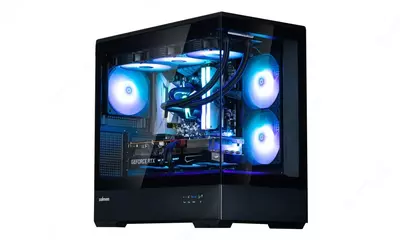 Корпус Zalman P30 Black V2, без БП, 1xUSB3.0, 1хUSB Type-C, 3x120мм ARGB, TG Front/Side Panel, mATX, чёрный,P30BLACKV2