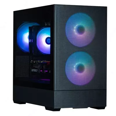 Корпус Zalman P30 AIR без БП, 1xUSB3.0, 1xUSBType-C, 3x140мм ARGB, VGA 392мм, LCS ready, TG Side Panel, mATX, чёрный,P30AIRBLACK