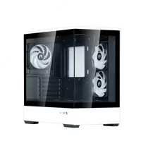  Корпус Zalman P30 без БП  1xUSB3.0  1xUSBType-C  3x120мм ARGB  VGA 420мм  LCS ready  TG Side Panel  mATX  чёрный/белый P30BW - 