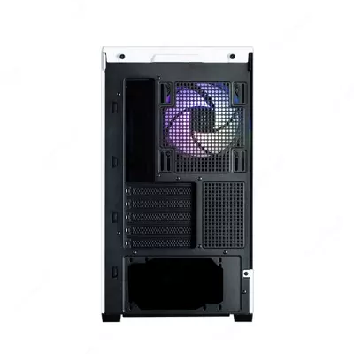 Корпус Zalman P30 без БП, 1xUSB3.0, 1xUSBType-C, 3x120мм ARGB, VGA 420мм, LCS ready, TG Side Panel, mATX, чёрный/белый,P30BW