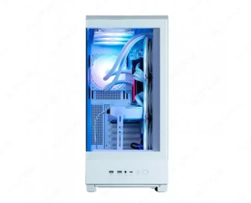 Корпус Zalman P50 DS без БП, 2xUSB3.0, 1xUSBType-C, 4x120мм ARGB, VGA 435мм, LCS ready, TG Side Panel, ATX, белый,P50DSWHITE