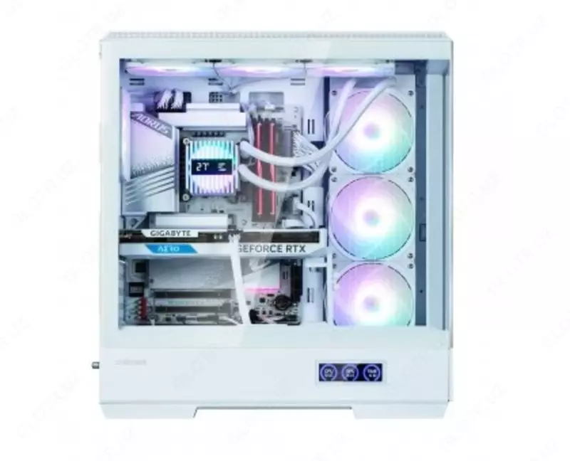 Корпус Zalman P50 DS без БП, 2xUSB3.0, 1xUSBType-C, 4x120мм ARGB, VGA 435мм, LCS ready, TG Side Panel, ATX, белый,P50DSWHITE