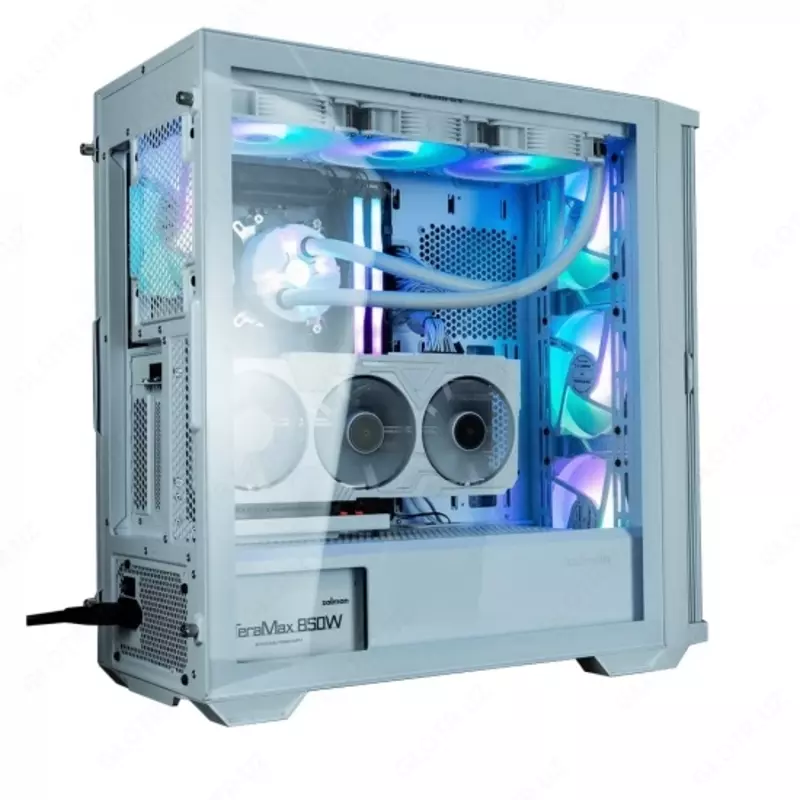 Zalman Computer case Z10 Duo White, without PSU, EATX, White