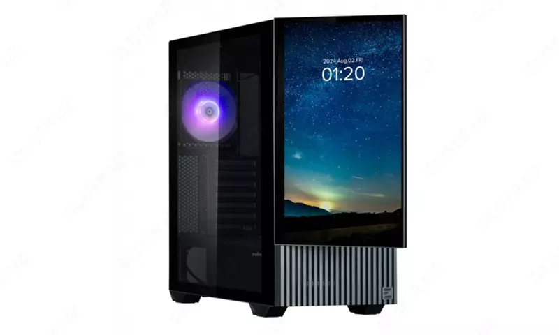 Корпус Zalman Z10 DS, без БП, 2xUSB3.0, 1хUSB Type-C, 2х120мм, 1x120мм ARGB, TG Side Panel, ATX, Monitor, чёрный,Z10DSBLACK