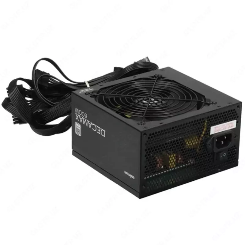 Блок питания Zalman Decamax (500W) 85%, 80 Plus, 120мм, 1xMB 24pin(20+4), 1xCPU 8pin(4+4), 3xMolex, 4xSATA, 2xPCIe 8pin(6+2),ZM500-LX3