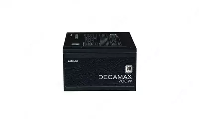 Блок питания Zalman Decamax (700W) 85%, 80 Plus, 120мм, 1xMB 24pin(20+4), 1xCPU 8(4+4)+4pin, 3xMolex, 6xSATA, 4xPCIe 8pin(6+2),ZM700-LX3