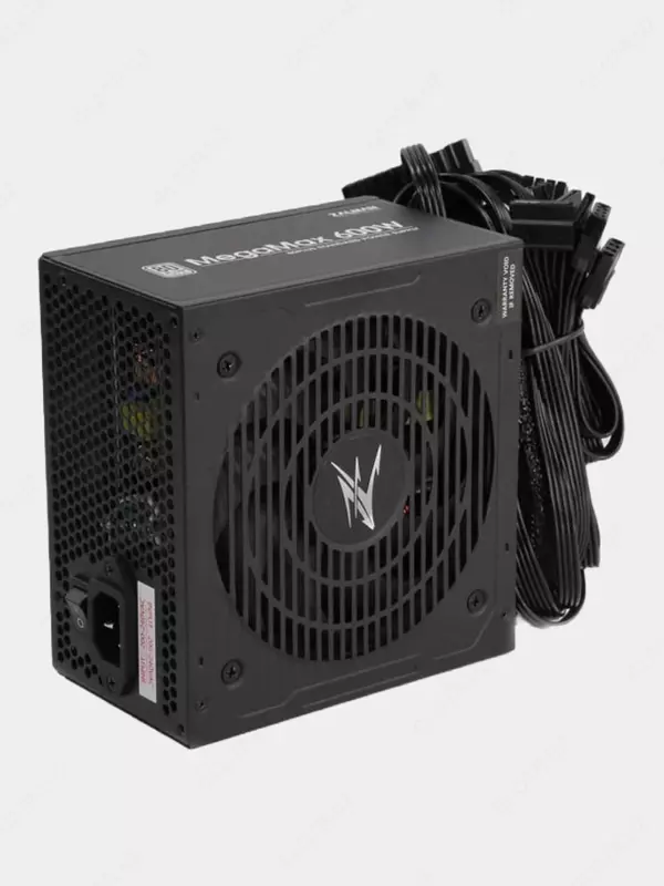 Блок питания Zalman MegaMax 600-TXII (600W), 200-240 VAC,86%, 80+,aPFC, 120мм, MB24, CPU(4+8), 6xSATA ,2xPCIe, 4xMOLEX, 1xFDD,OPP,OVP,UVP,SCP