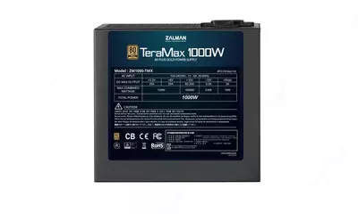 Блок питания Zalman Power supply TeraMax 1200-TMX (1200W), 100-240VAC, 90%, 80+ Gold