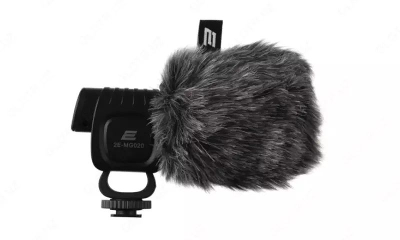Микрофон пушка 2Е MG020 Shoutgun Pro, on/of, 3.5mm