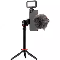   Микрофон с триподом для мобильных устройств Maono by 2Е AU-SM10S Vlog KIT  3.5mm