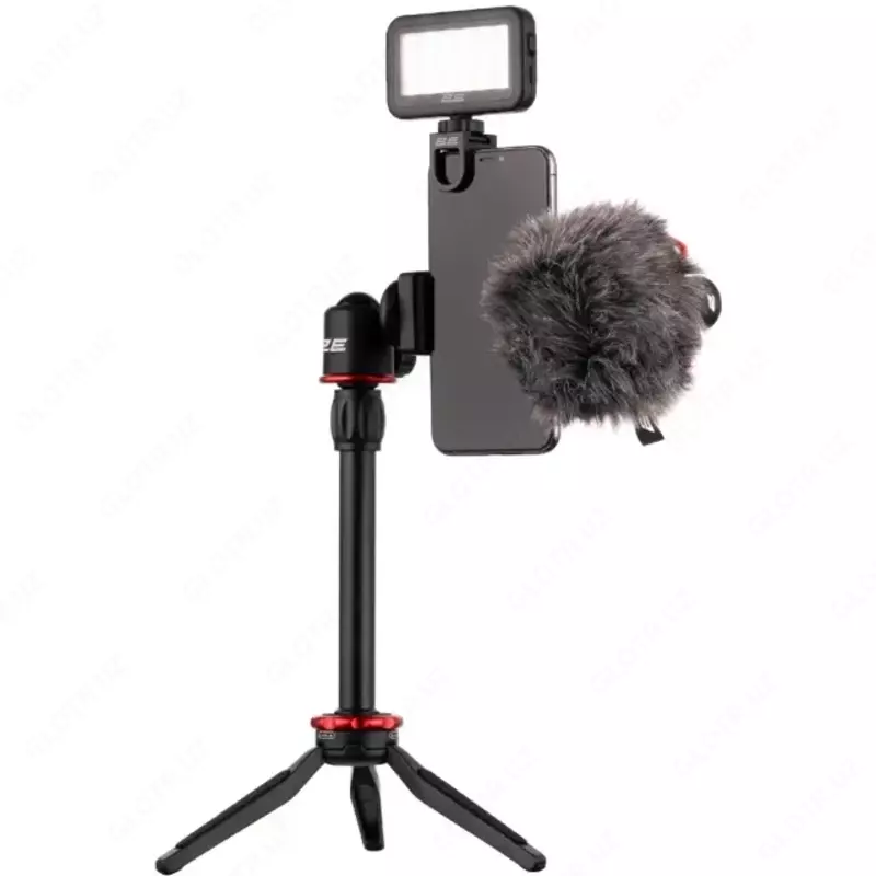 Микрофон с триподом для мобильных устройств Maono by 2Е AU-SM10S Vlog KIT, 3.5mm