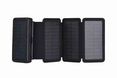Портативное зарядное устройство Power Bank 2E Solar 20000mAh Black