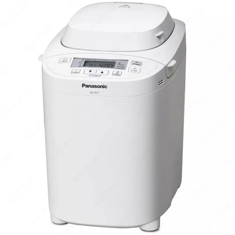Хлебопечь Panasonic 550W, 21 программа, до 1.25 кг, пластиковая, белая