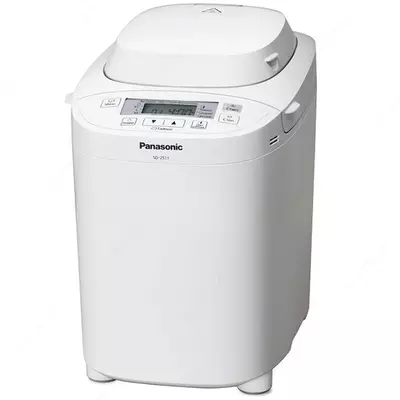 Хлебопечь Panasonic 550W, 21 программа, до 1.25 кг, пластиковая, белая