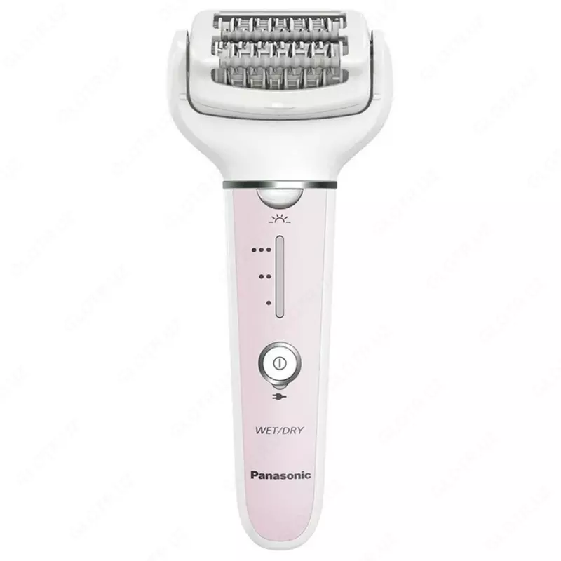 Эпилятор Panasonic пинцетный, аккумуляторный, пинцет.-60, влаж.+сух., чехол, насадок-2, фиолетовый-