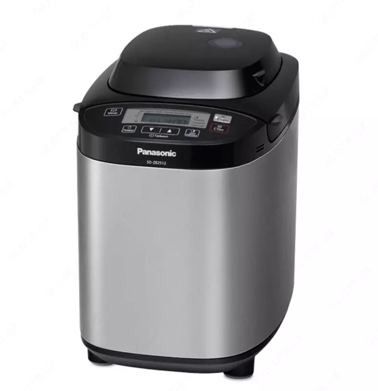 Хлебопечь Panasonic 550Вт, програм-30, форма-прямоугольникмин, пластик, серый