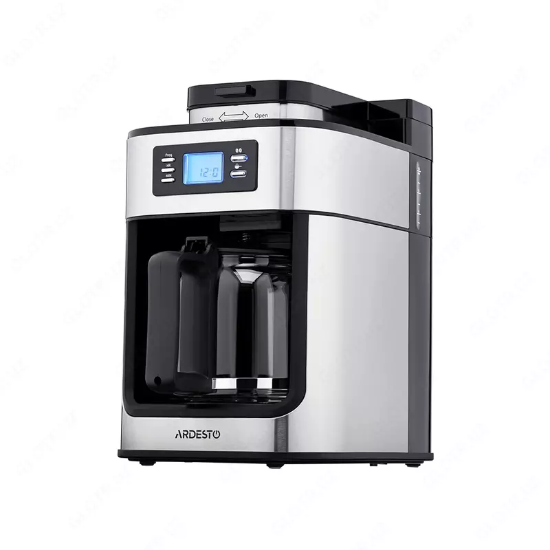 Кофеварка Ardesto YCM-D1200 - капельная/ 1.2 л/ дисплей/ встр. кофемолка