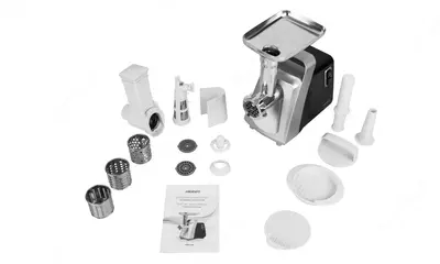 Мясорубка Ardesto MGK-2100 - 2100 Вт/2,0кг-мин/4 терки/томат. соковыж