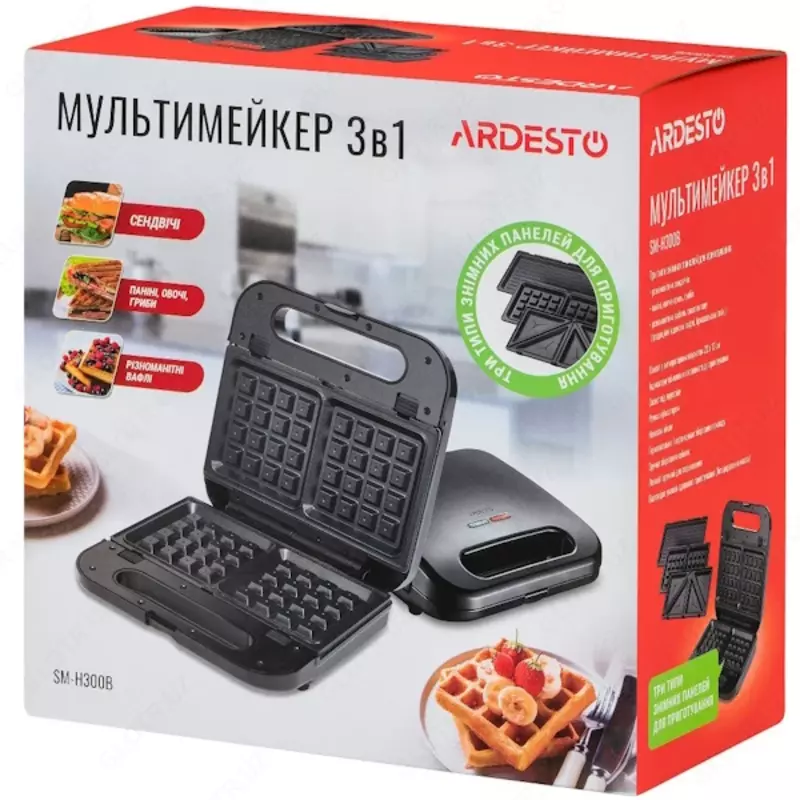 Сэндвичмейкер Ardesto SM-H300B