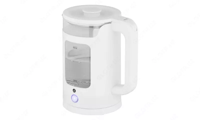 Электрочайник Ardesto EKL-T31GW 1,5л, 1500Вт, стекло+пластик, белый