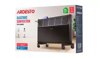  Конвектор ARDESTO  20м2  2000Вт  мех. упр-ние  открытый нагрев. элемент  сушка  чёрный Только в розницу