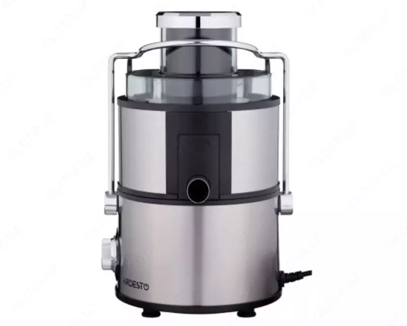 Соковыжималка центробежная Ardesto centrifugal juicer, 1000W, bowl-0.5L, cake-1.5L, plastic/iron, silver-black,JEG-1000