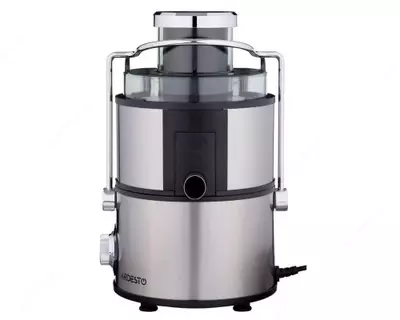 Соковыжималка центробежная Ardesto centrifugal juicer, 1000W, bowl-0.5L, cake-1.5L, plastic/iron, silver-black,JEG-1000