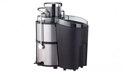 Соковыжималка центробежная Ardesto centrifugal juicer, 1000W, bowl-0.5L, cake-1.5L, plastic/iron, silver-black,JEG-1000