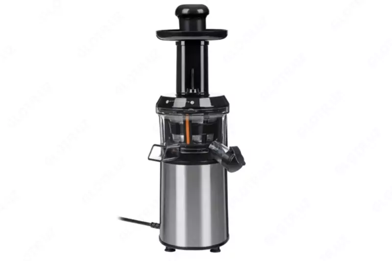 Соковыжималка шнековая Ardesto auger juicer, 200W, bowl-0.6L, cake-0.6L, plastic/iron, silver-black,JEG-1330S