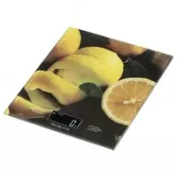  Весы кухонные Ardesto scales for kitchen Lemon 5кг  AAAx2 included  glass  colorful  SCK-893LEMON - 