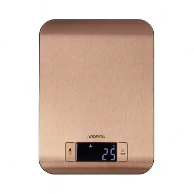 Весы кухонные Ardesto scales for kitchen 5кг, CR2032x2 included, iron, bronze, SCK-898R