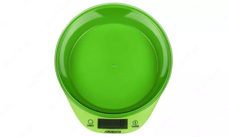Весы кухонные Ardesto scales for kitchen 5кг, CR2032x1 included, plastic, green, SCK-900BGR