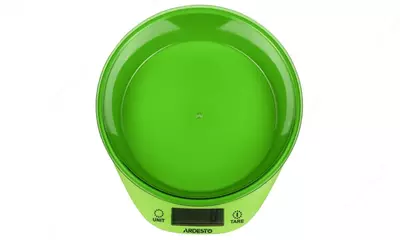 Весы кухонные Ardesto scales for kitchen 5кг, CR2032x1 included, plastic, green, SCK-900BGR