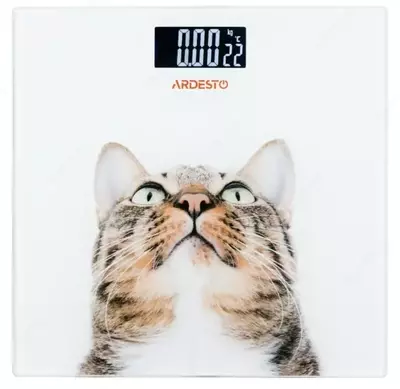 Весы напольные Ardesto scales for floor Cat, 150kg, AAAx2 included, glass, multi-colored, SCB-965CAT