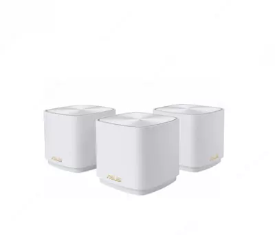 Wi-Fi mesh система "ASUS" ZenWiFi AX Mini XD4, 3PK/ White/ 90IG05N0-MO3R20 (Арт. - 17403)