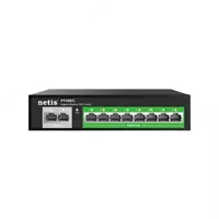 Netis P110GC  10-Port  PoE kommutatori (boshqarilmaydi); 8 × 10/1000 Mbit/s (17478-modda)