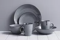   Чашка Ardesto Bagheria 360 мл  Grey  керамика (12 шт в коробке)
