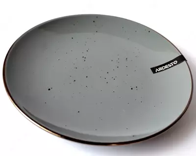 Тарелка десертная Ardesto Bagheria, 19 см, Grey, керамика (6 шт в коробке)