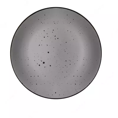 Комплект из 6 шт Тарелка десертная Ardesto Bagheria, 19 см, Grey, керамика