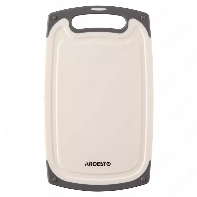 Доска кухонная Ardesto Gemini, 25х15х0.8см, пластик, белый